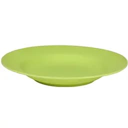 Тарелка Fissman из бамбукового волокна глубокая зеленая 23x3.6 см (8983)