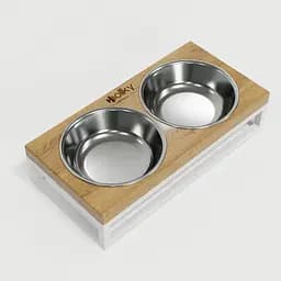 Hollky Base XS — миски на підставці для маленьких собак та котів (2 × 0,25 л) - мініатюра 8