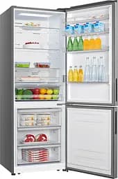 Холодильник Gorenje з нижньою морозильною камерою Висота - 200см глибина - 70 см. 347(109) л А++ NF Дисплей 10 кг 24 години Інвертор нержавіюча сталь (NRK720EAXL4) - мініатюра 14