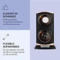 Ротомат скринька для автопідзаводу годинника Klarstein St. Gallen Premium бежевий (10040248) - мініатюра 6