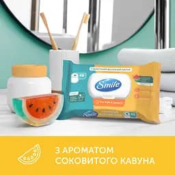 Папір вологий туалетний Smile For kids & Juniors 40 шт. - мініатюра 4