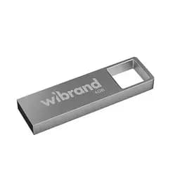 USB флеш накопитель Wibrand 4GB Shark Silver USB 2.0 (WI2.0/SH4U4S)