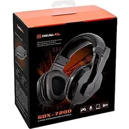 Навушники REAL-EL GDX-7200 Black - мініатюра 6