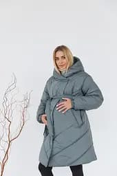 Якісна куртка для вагітних 2 в 1 з капюшоном Malmö L (46) Lullababe Оливковий - мініатюра 3