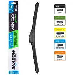 Безкаркасна щітка Winso Pro Shadow 16/400 мм (117400) - мініатюра 3