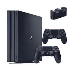 Консоль Sony PlayStation 4 PRO 1TB CUH 70-71 Black обслугована + 2 Геймпада бездротових DualShock 4 + Dualshock 4 Charging Station + гарантія б/в