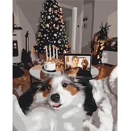Картина за номерами Brushme Новорічні друзі 40х50 см (BS53373)