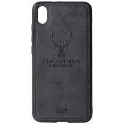 Чохол-накладка Toto Deer Shell With Leather Effect Case Xiaomi Redmi 7A Black