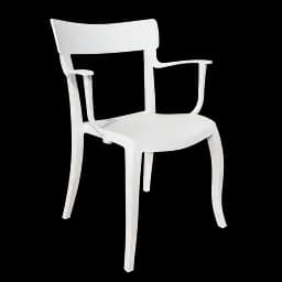 Крісло Papatya Hera-K біле сидіння верх білий (289917)