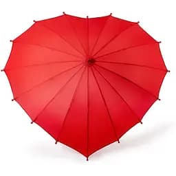 Дитяча парасолька-палиця механічна Fulton 80 см червона