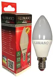Лампа свеча LED ДС 8W E14 4000K 720Lm LU-C37-08144 TM LUMANO