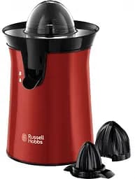 Соковитискач Colours Plus цитрус-прес 600Вт 2 насадки в комплекті пластик червоний Russell Hobbs kuh0014962
