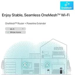 Комплект адаптерiв TP-Link Powerline TL-WPA8631PKIT AV1300, AC1200, (TL-WPA8631P 1шт, TL-PA8010P 1шт) - мініатюра 10