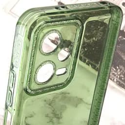 Чохол TPU Starfall Clear для Xiaomi Poco X5 5G / Redmi Note 12 5G Зелений - мініатюра 5