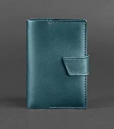 Кожаная обложка для паспорта 4.0 зеленая