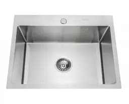 Мийка кухонна Kraft Handmade HS6545 + кошик 650х450х230х3 мм Нержавіюча сталь 30412