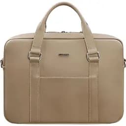Сумка для ноутбука та документів BlankNote Шкіряна світло-бежева