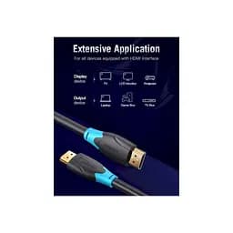 Кабель мультимедійний HDMI to HDMI 8.0m V2.0 4K 60Hz PVC Vention (AACBK) - мініатюра 11