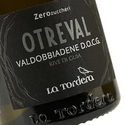 Вино ігристе La Tordera Prosecco Rive Di Guía Valdobbiadene Superiore DOCG Otreval Extra Brut - Zero Zuccheri біле екстра брют 12% 0.75 л (1031) - мініатюра 6