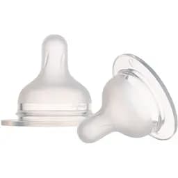  Соска силиконовая для бутылочки Canpol babies S-Shape L средняя 2 шт. (59/893)