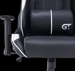Геймерське крісло GT Racer чорне з білим (X-2528 Black/White) - мініатюра 12