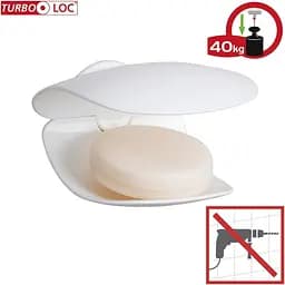 Настінна мильниця WENKO Turbo-Loc® Sora, не вимагає свердління отворів у ванній та душі, для твердого мила - мініатюра 2