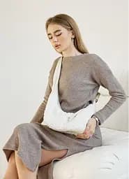 Сумка жіноча Sambag HOBO S DOLLY Біла 30 х 13 х 8 см (53100808) - мініатюра 5
