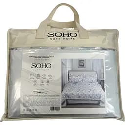 Комплект постельного белья Soho Light flower Евро с легким одеялом 200 х 230 см (03-BT-7173-Flower)
