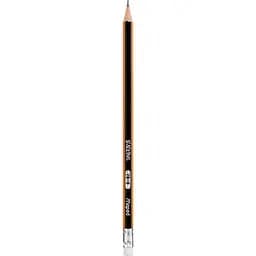 Карандаш графитовый Maped Black Peps 2B с резинкой (MP.851722)