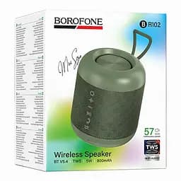 Bluetooth колонка Borofone BR102 Gratificado sports Spruce green - мініатюра 3