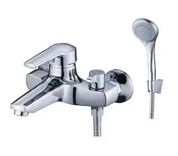 Смеситель для ванны однорычажный Solone SITB3-A182 с душевым набором Хром 30412