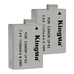 2-Pack KingMa Canon LP-E5 комплект з 2 акумуляторів