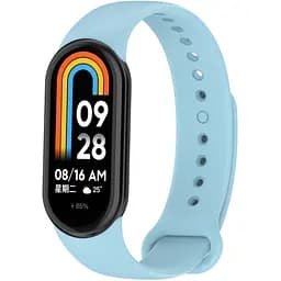 Ремінець для фітнес-браслета Lemfo для Xiaomi Mi Band 8 і 9 блакитний
