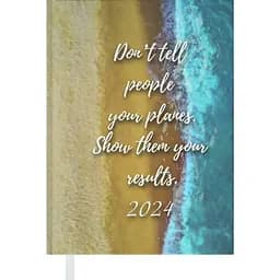 Ежедневник датированный Buromax Posh 2024 A5 бирюзовый (BM.2118-06)