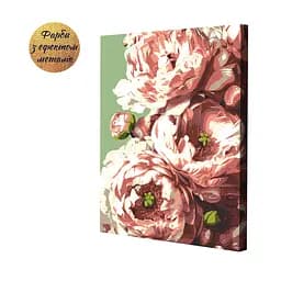 Набір картин за номерами з металевими фарбами Riviera Blanca Квітковий дует (ITR-107) 2 шт в наборі