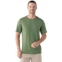 Футболка Smartwool Men's Merino Short Sleeve Tee Fern Green M Smart Wool (1033-SW SW016948.N06-M) - мініатюра 2