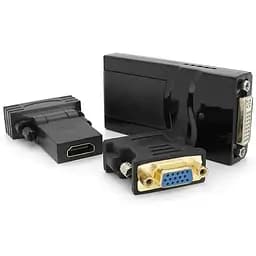 Конвертер Voltronic USB 2.0 в HDMI / VGA / DVI, Black, Box
