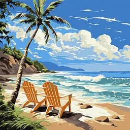 Набор для росписи по номерам Мир для влюбленных, 30x30 см, КНО2787