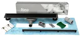 Душовий канал Rea Neo Slim Pro 50 см black REA-G6992 - мініатюра 4