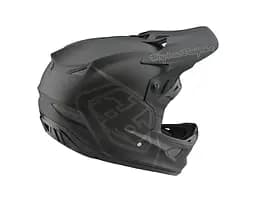 Велошолом Troy Lee Designs D3 Fiberlite Mono Black S (1106-198002202) - мініатюра 2