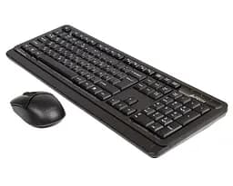 Комплект (клавіатура, миша) бездротовий A4Tech FG1012 Black (FG1012 (Black)) - мініатюра 5