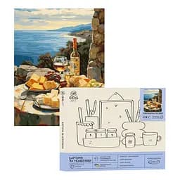 Набір для розпису по номерах "Побачення на краю землі" 40*50 см, IDEA2-GX47136, ТМ "99IDEAS"