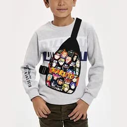 Сумка через плечо детская Аниме Naruto 29х17 см сумка слинг для мальчика (02050)