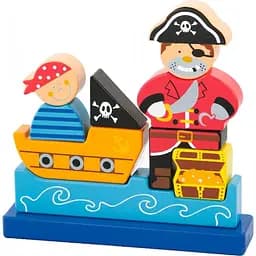 Магнітний 3D пазл Viga Toys Пірат 10 елементів (50077)