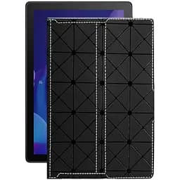 Чохол StatusCASE з екошкіри для планшету Alcatel 1T 10 Smart (8092) Чорний ромб