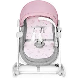 Шезлонг-гойдалка 5 в 1 Kinderkraft Nola Peony Rose рожевий (00-00304830) - мініатюра 2