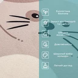 Вологопоглинаючий килимок Котик 40x60CMx3MM(D) SW-00002564 - мініатюра 4