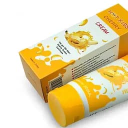 Гель-лубрикант зволожуючий їстівний Hot Kiss на водній основі Банан 200 мл - мініатюра 4