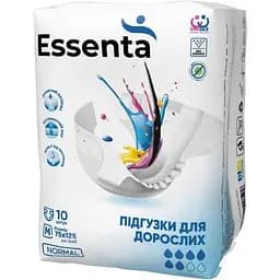 Подгузники для взрослых Essenta Normal M 75-125 см 10 шт.
