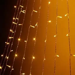 Гірлянда завіса вогнів із зіркою різдвяна ялинка Топер 350 Leds Водоспад Світло-гартова фея вогні Xmas - мініатюра 3